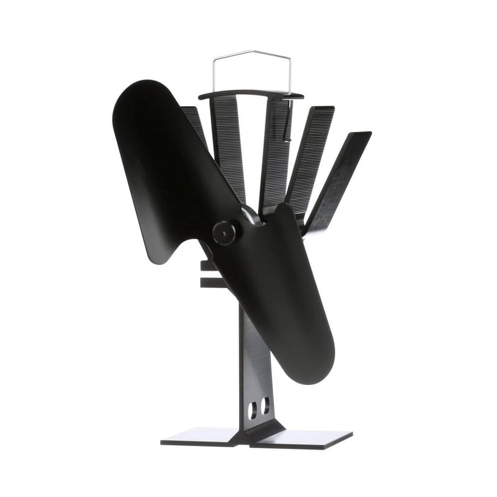 Black Heat Powered Stove Fan G2801
