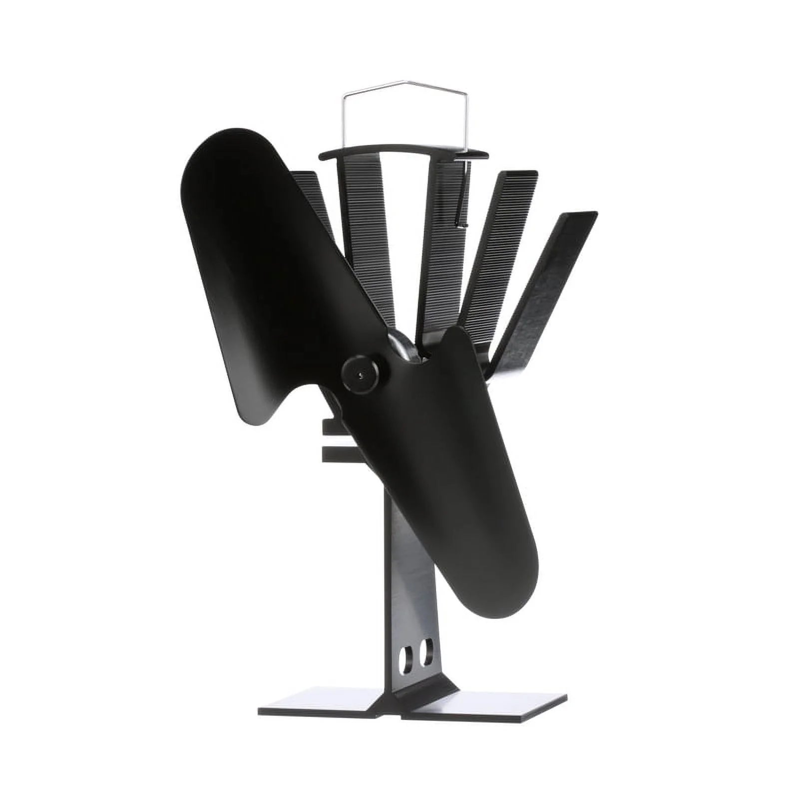 Black Heat Powered Stove Fan G2801