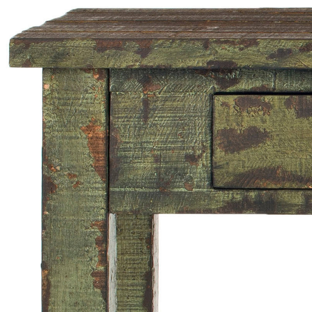 Antique Green Console C602
