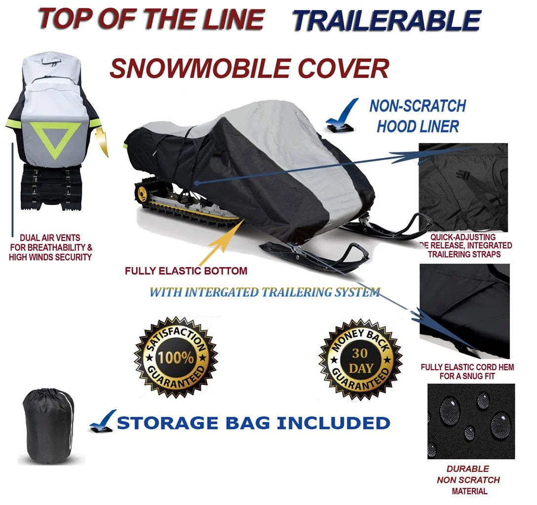 600D Snowmobile Travel and Storage Cover Y16448