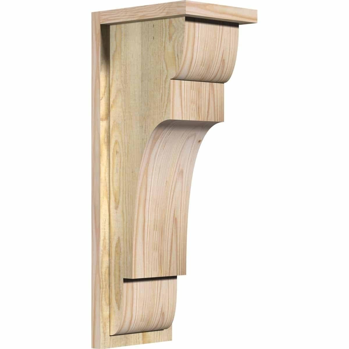 Douglas Fir Corbel with Backplate H979207