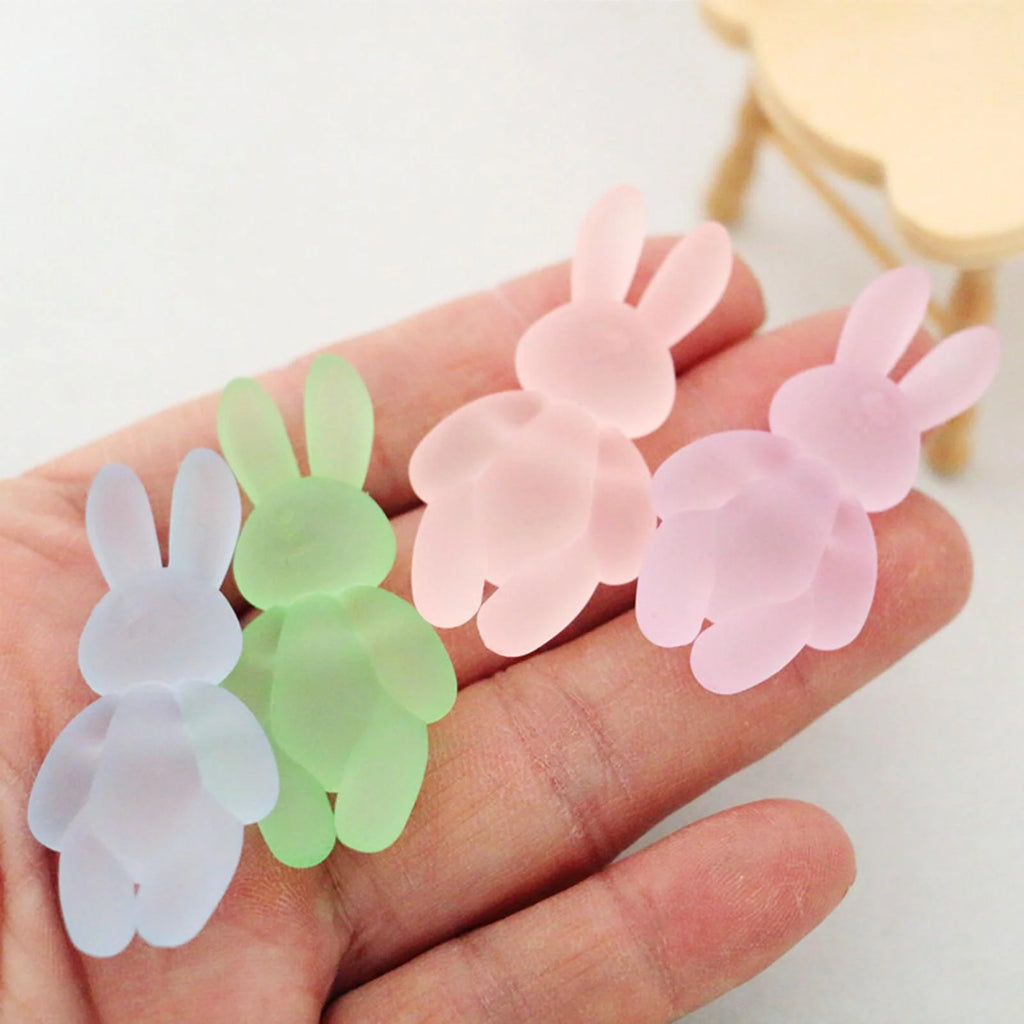 1/12 Scale Resin Rabbit Sculpture Dollhouse Model W7584
