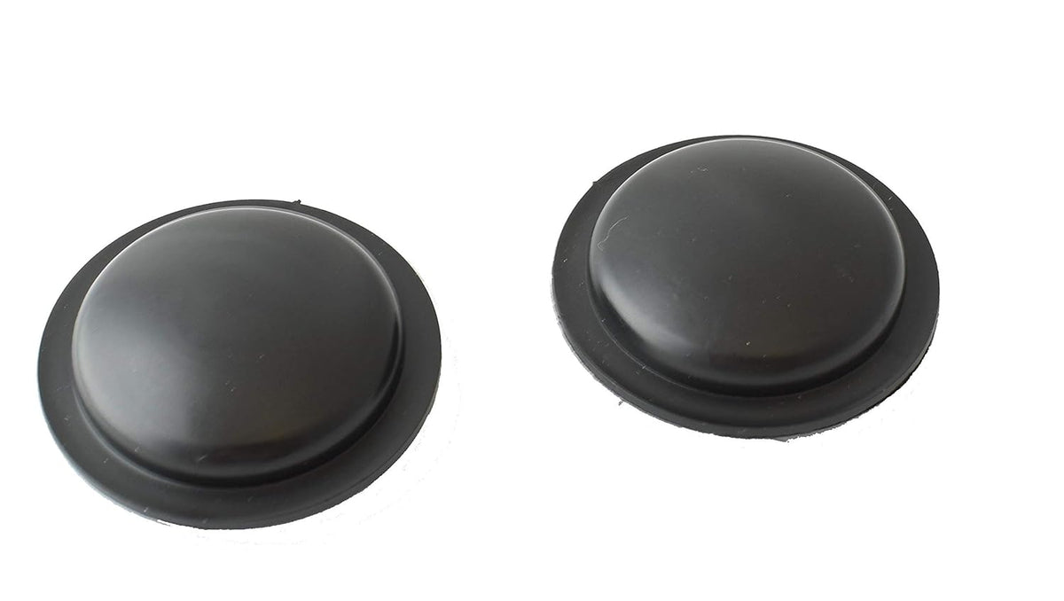 Red Poly Tread Steering Wheels Set with Axle and Protective Caps (4 pcs) 7 x 2 with Bearings ID 20mm J64559