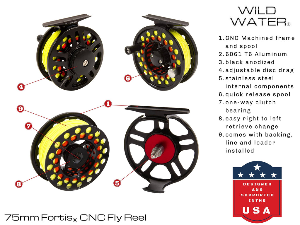 3/4 Weight CNC Reel Fly Rod Package K51680