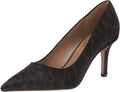 Brown Multi Pointed Toe Slip On Pumps C95888