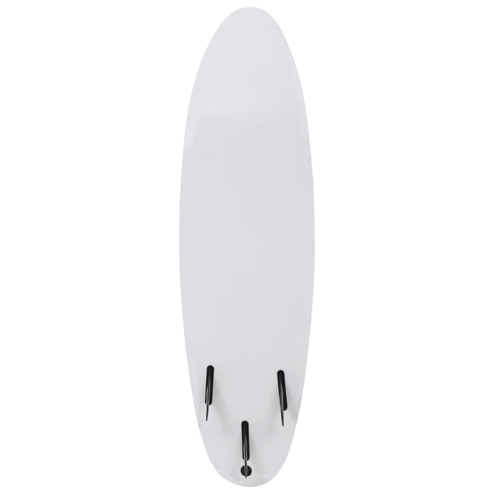 Surfboard with Leash and Plastic Fins Z1684