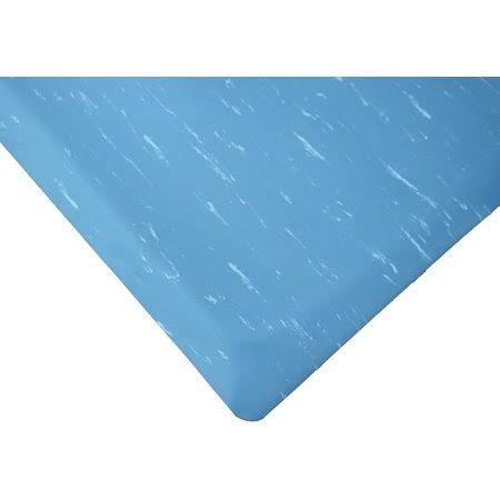 Blue Marbleized Vinyl Commercial Mat T1530