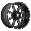 Matte Black Milled 20x10 Fuel D538 R8809