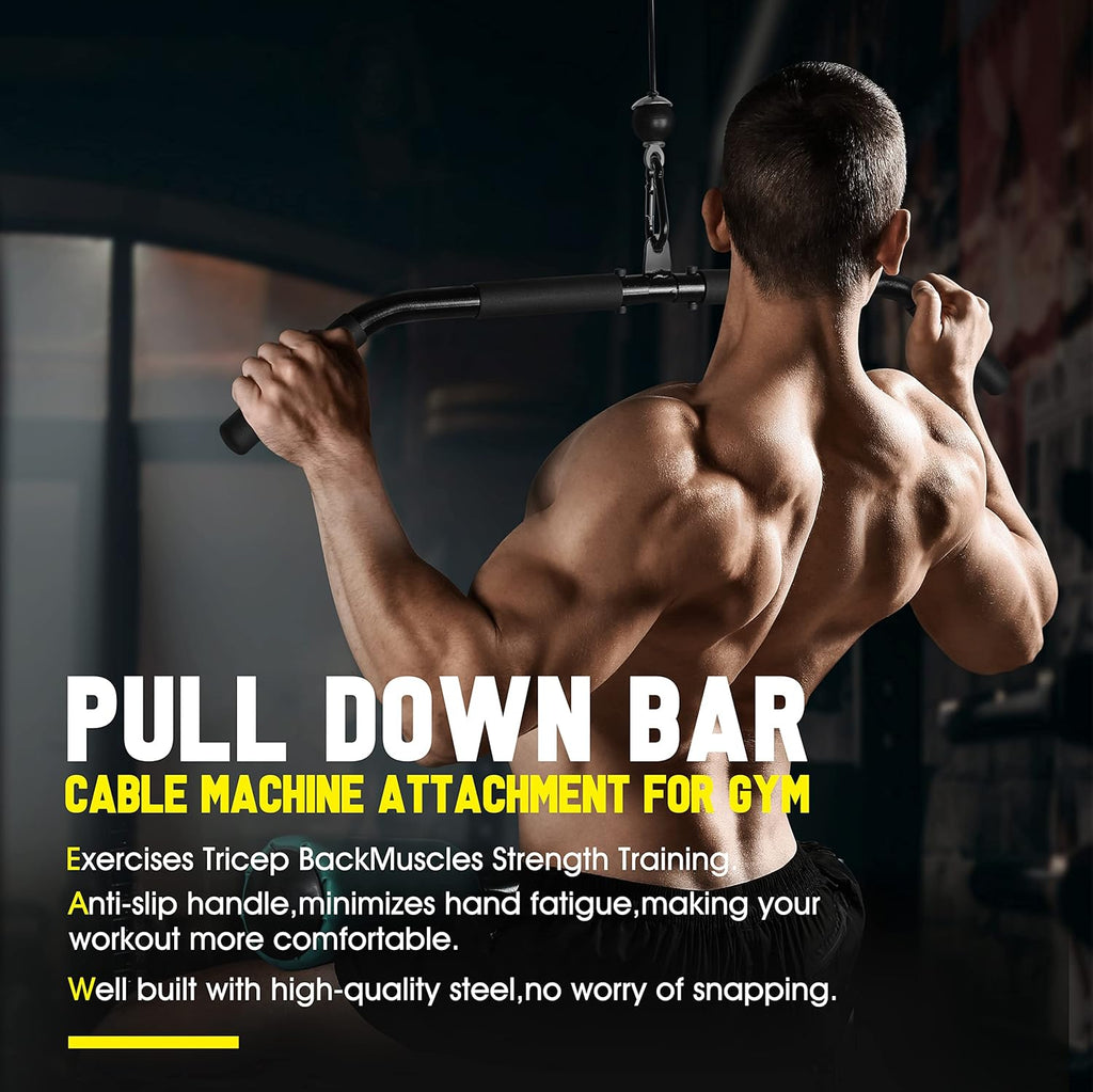 LAT Pull Down Cable Pulley Attachments for Home Gym Equipment P68090