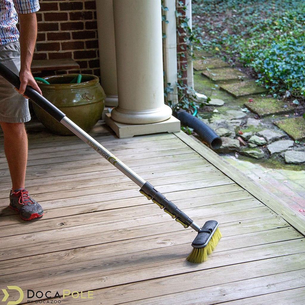 Deck Brush with Extension Pole, Pack of 2 H261