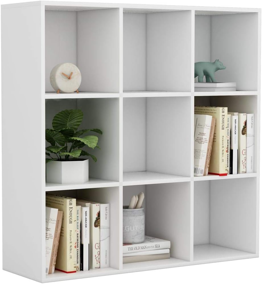 White Chipboard Book Cabinet U3994