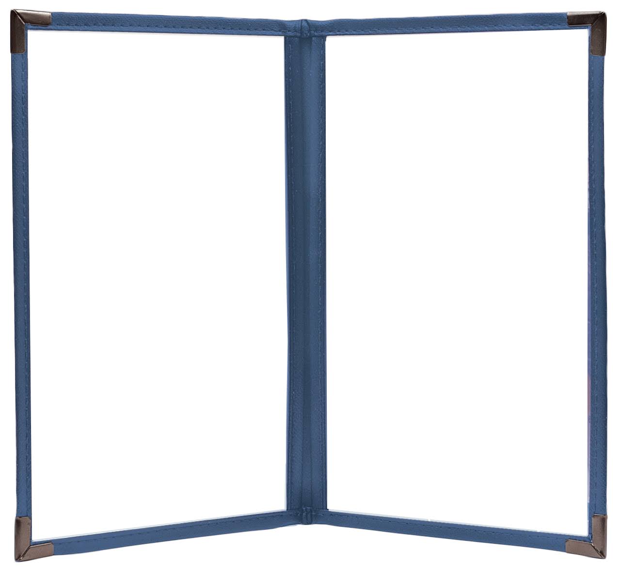 Blue 8½x11 Cafe Menu Cover P539541