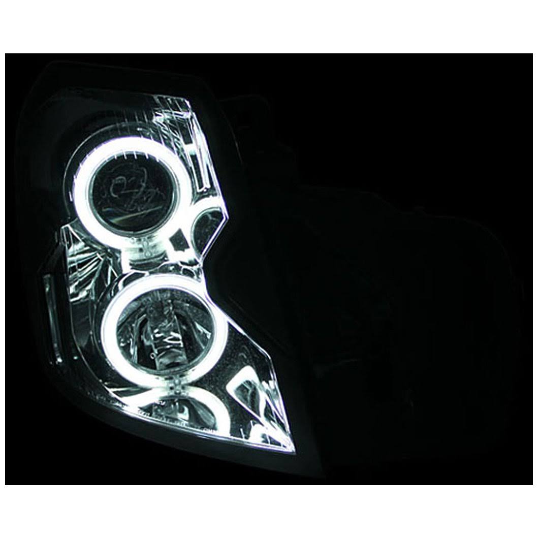 Projector Headlights with Halo Chrome Y98243