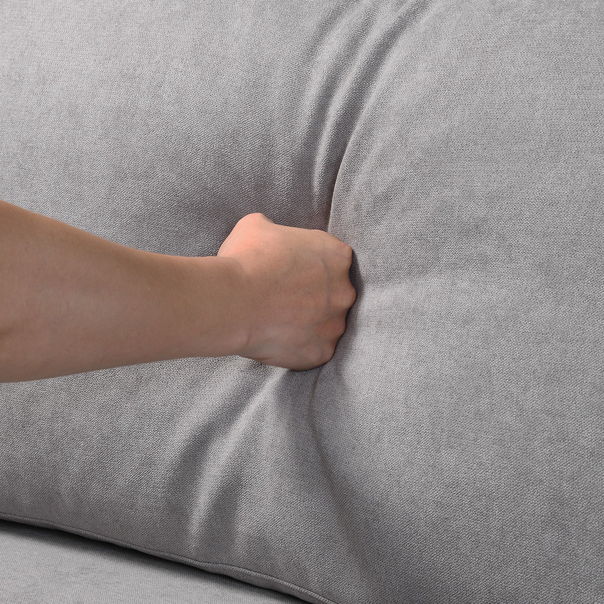 Gray Modular Armless Sofa R6727