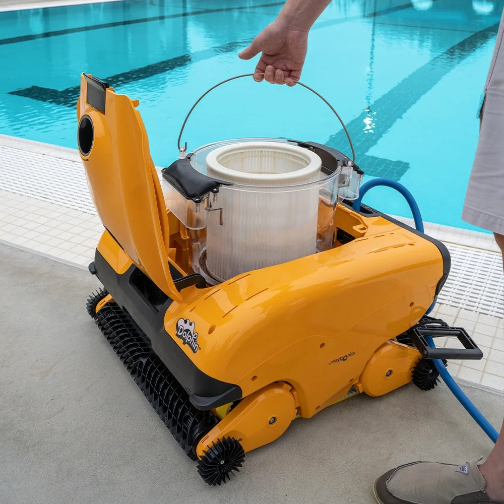Commercial Robotic Pool Cleaner with Caddy A303661