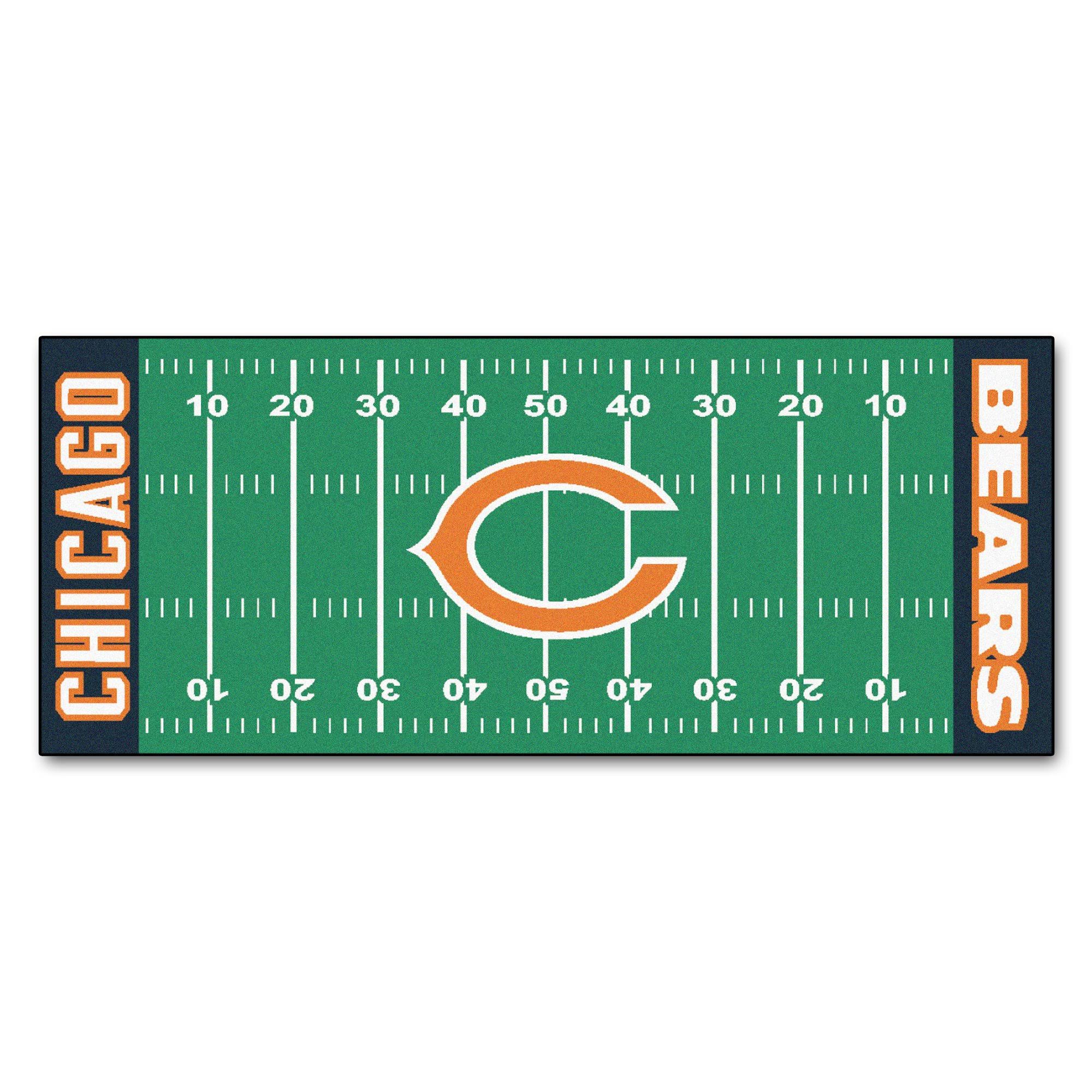 NFL Chicago Bears Nylon Football Field Runner F1195