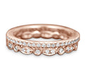 10K Rose Gold Diamond Eternity Ring Q872