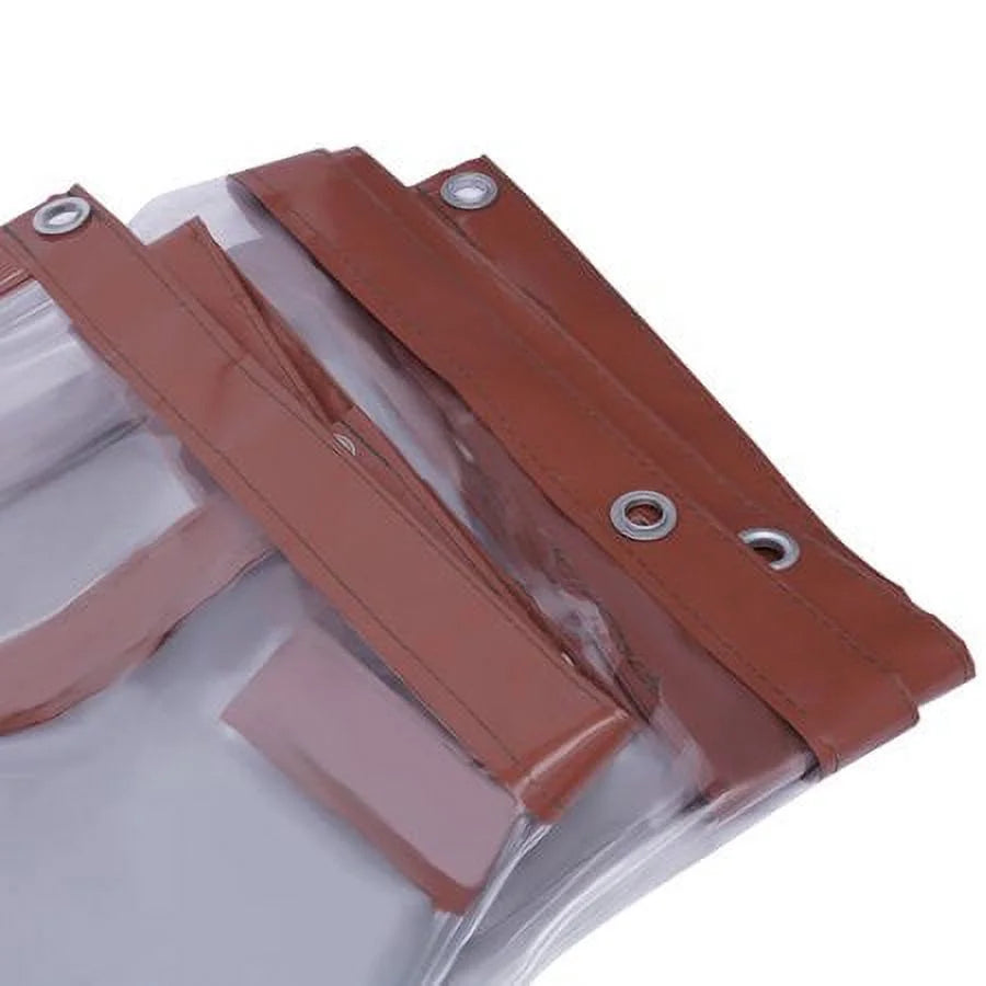 8x20FT Clear PVC Waterproof Canopy Tarp W5712