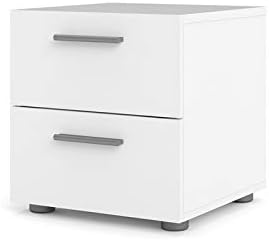 White 8 Drawer Double Dresser and Nightstand L371104