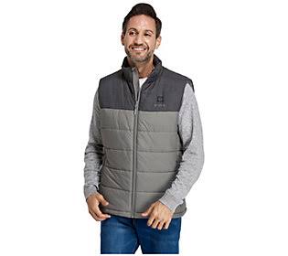 Heated Vest with Battery Pack, Size Medium, Gray S45328