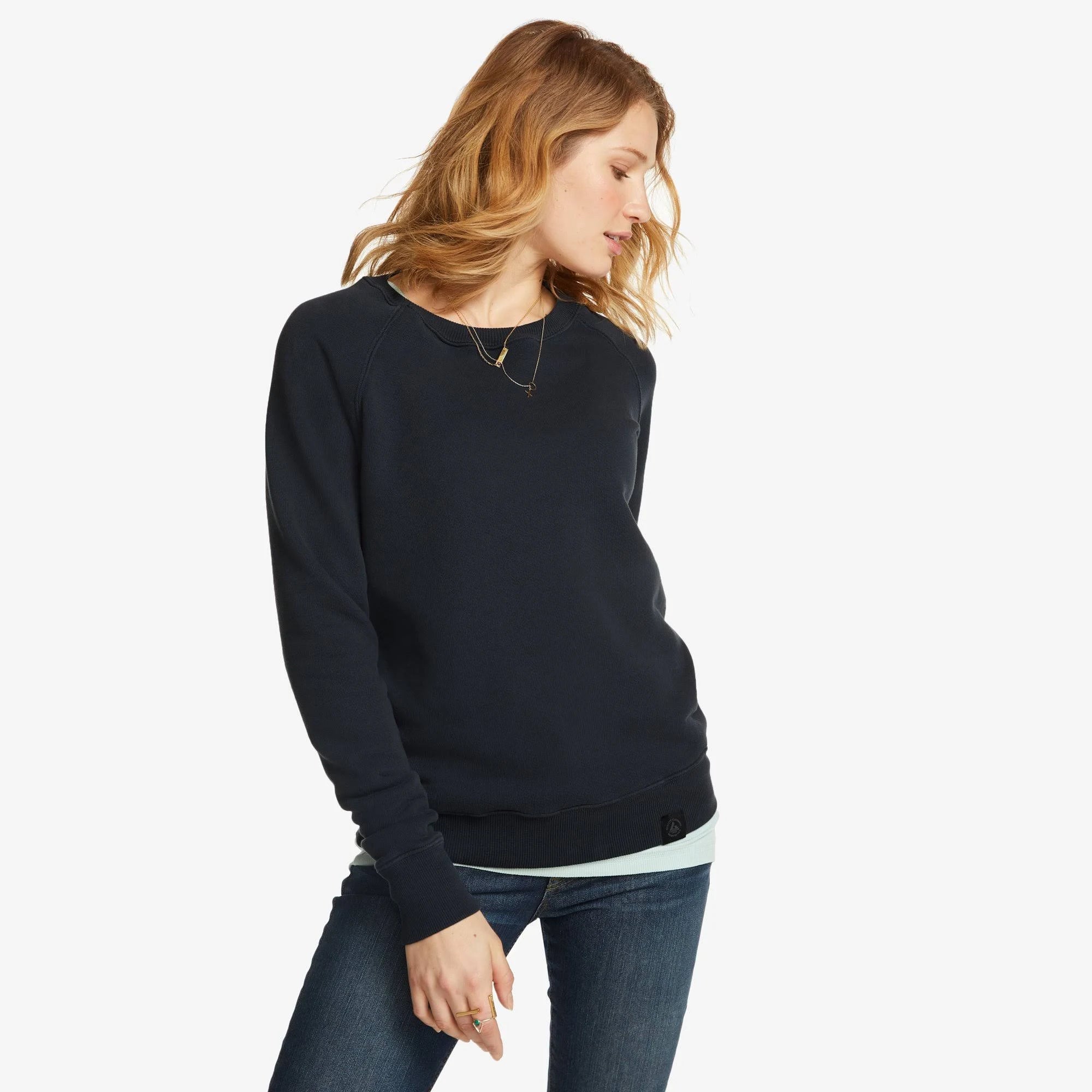 Blue Midweight Crew Z91771