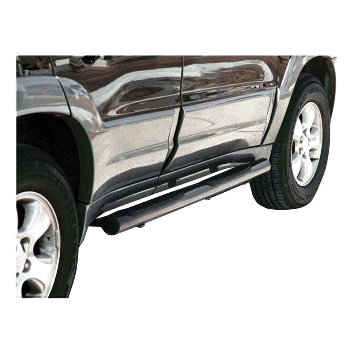 Black 3-Inch Round Side Bars R30906