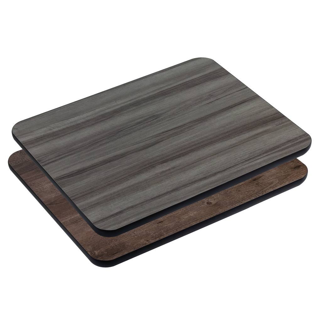 Gray Brown Reversible Laminate Table Top Q498493