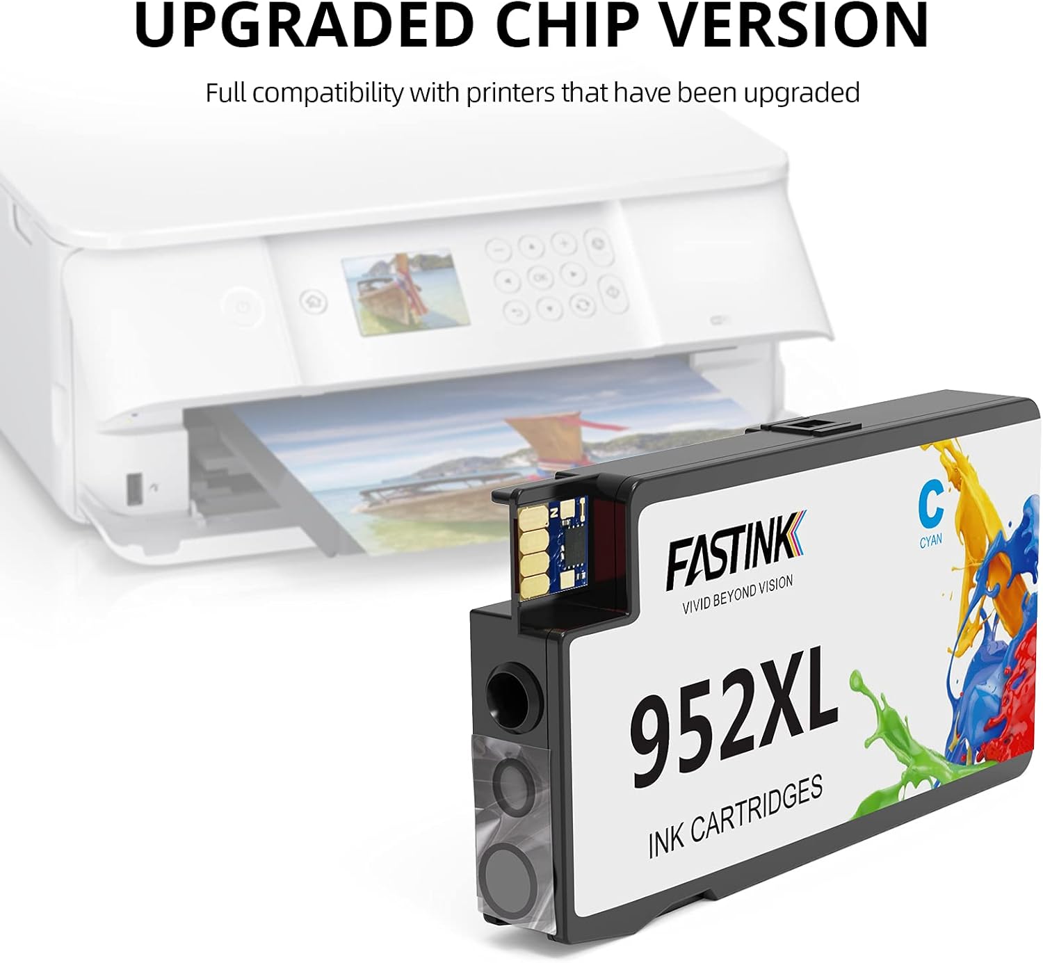 Compatible HP 952xl Ink Cartridges Combo Pack, 1 Black 1 Cyan 1 Magenta 1 Yellow, Pack of 2 R3362