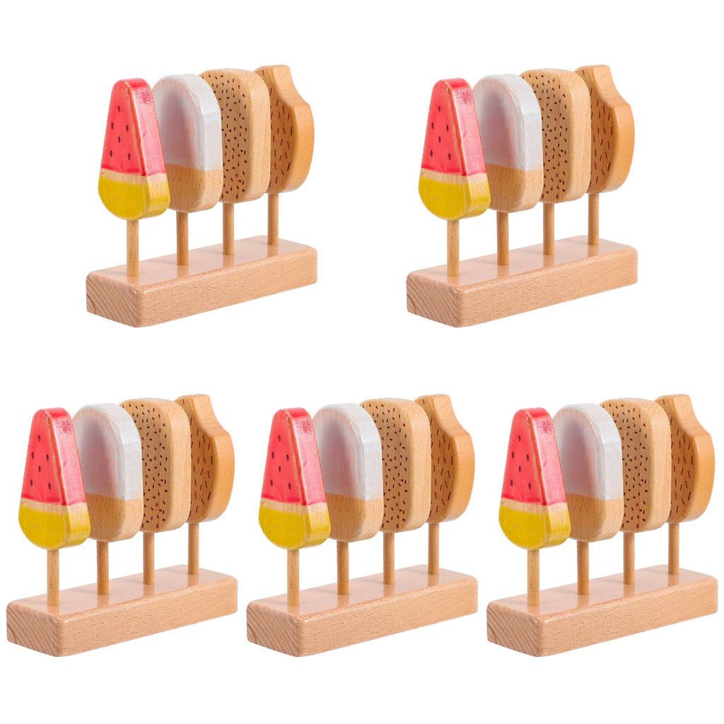 Beech Wooden Ice Cream Toy Playset H470