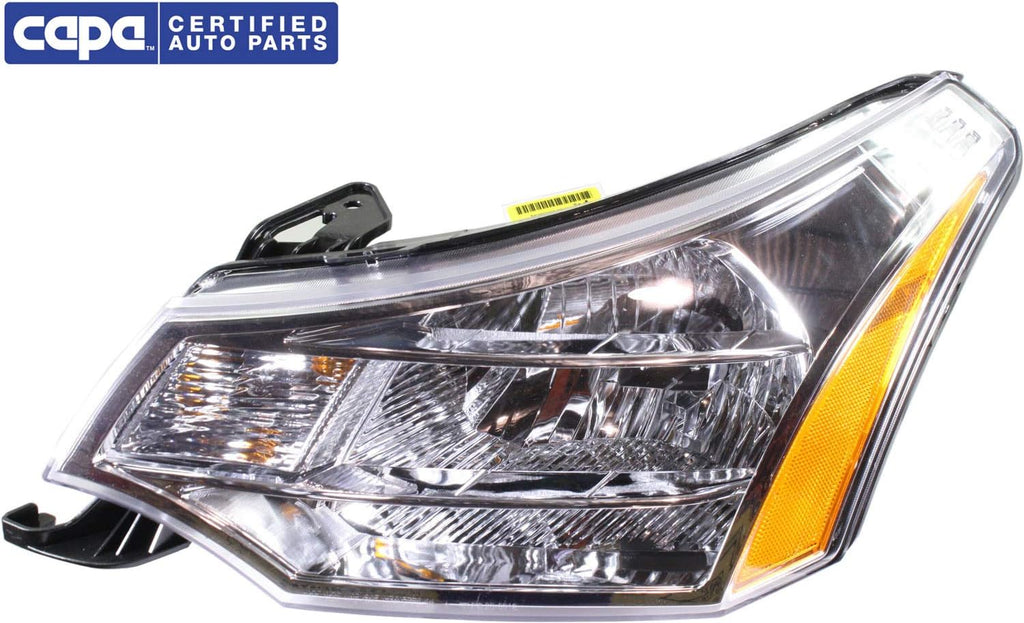 Headlight Assembly Compatible with 2008-2011 Ford Focus Halogen Driver Side V176