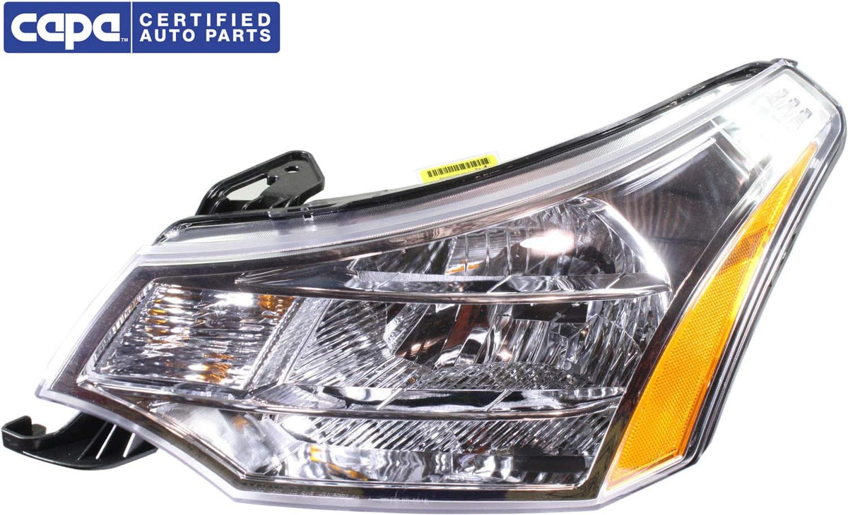 Headlight Assembly Compatible with 2008-2011 Ford Focus Halogen Driver Side V176