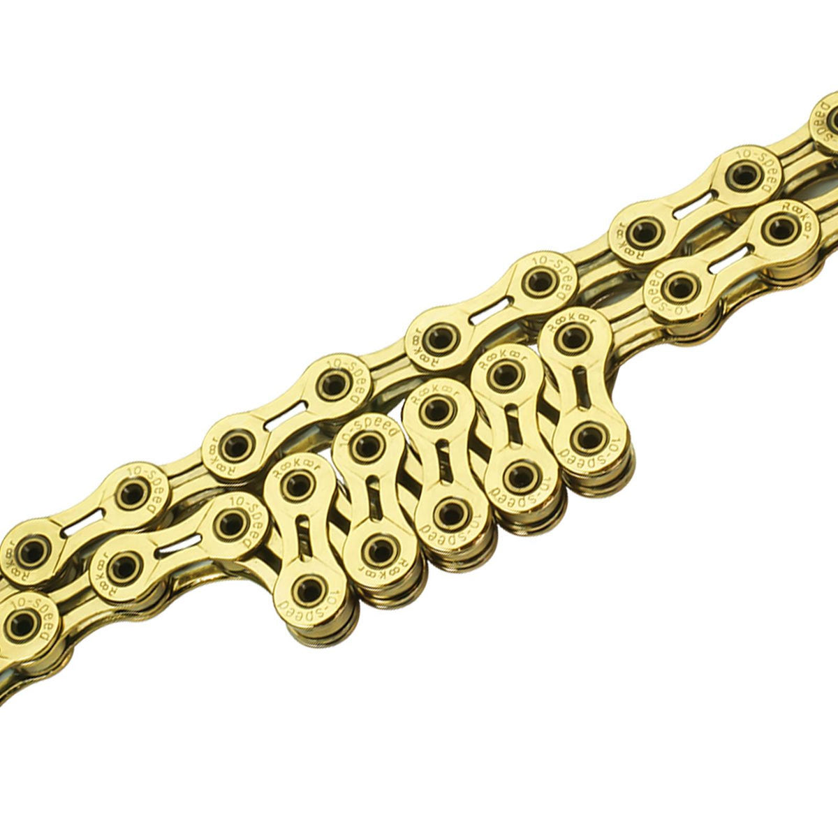 Yellow 116 Links Bicycle Chain I365