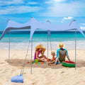Orange Pop Up 8 Person UPF50+ Camping Sun Shelter with Carrying Bag S8827