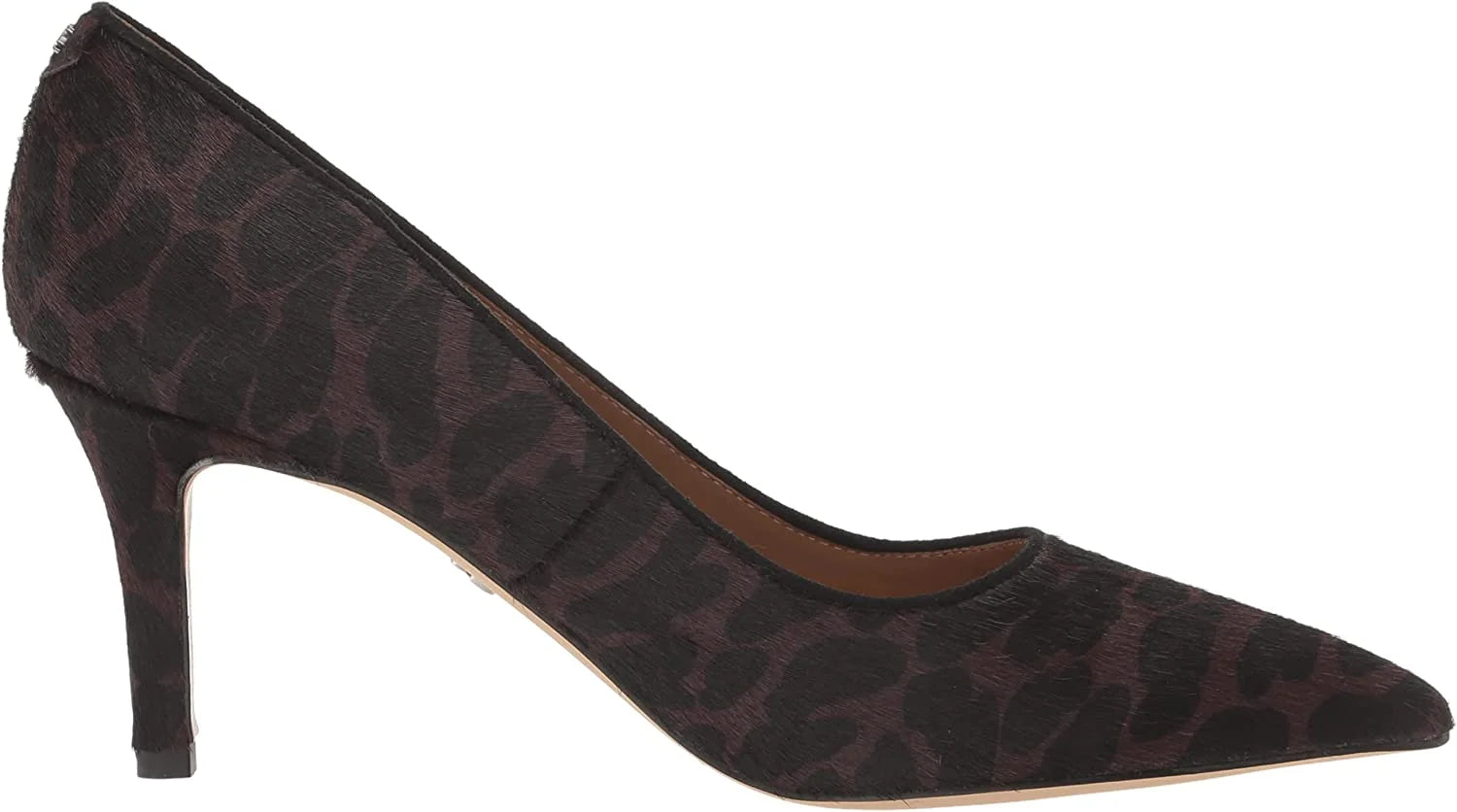 Brown Multi Pointed Toe Slip On Pumps C95888