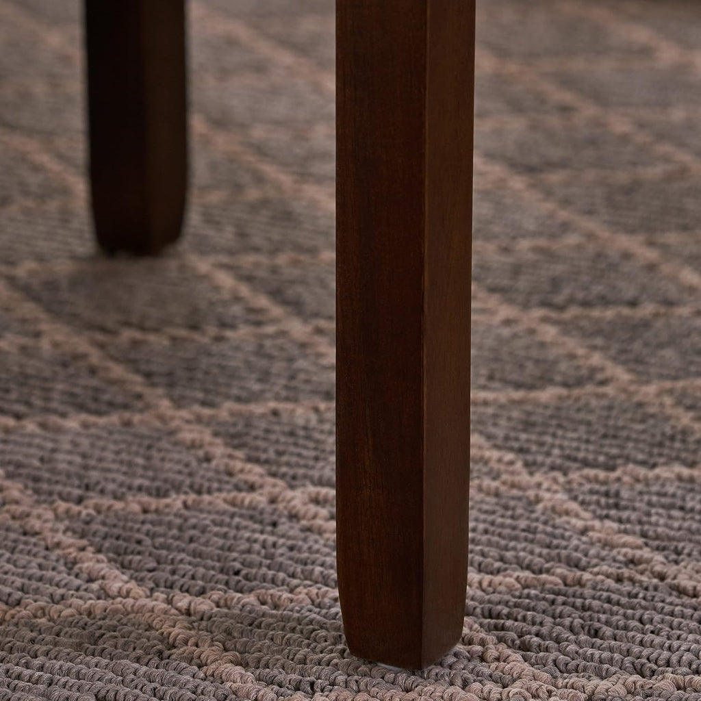 Brown Mahogany Acacia Wood Accent Table Y95779