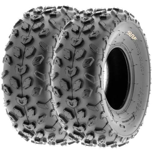 Pair of 2 Knobby Tires 19x7-8 4 PR A74052