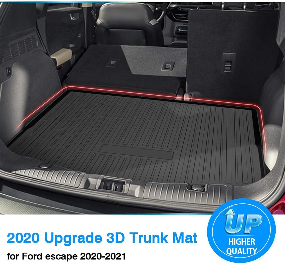 Black TPO Cargo Mat for Ford Escape Hybrid M854347