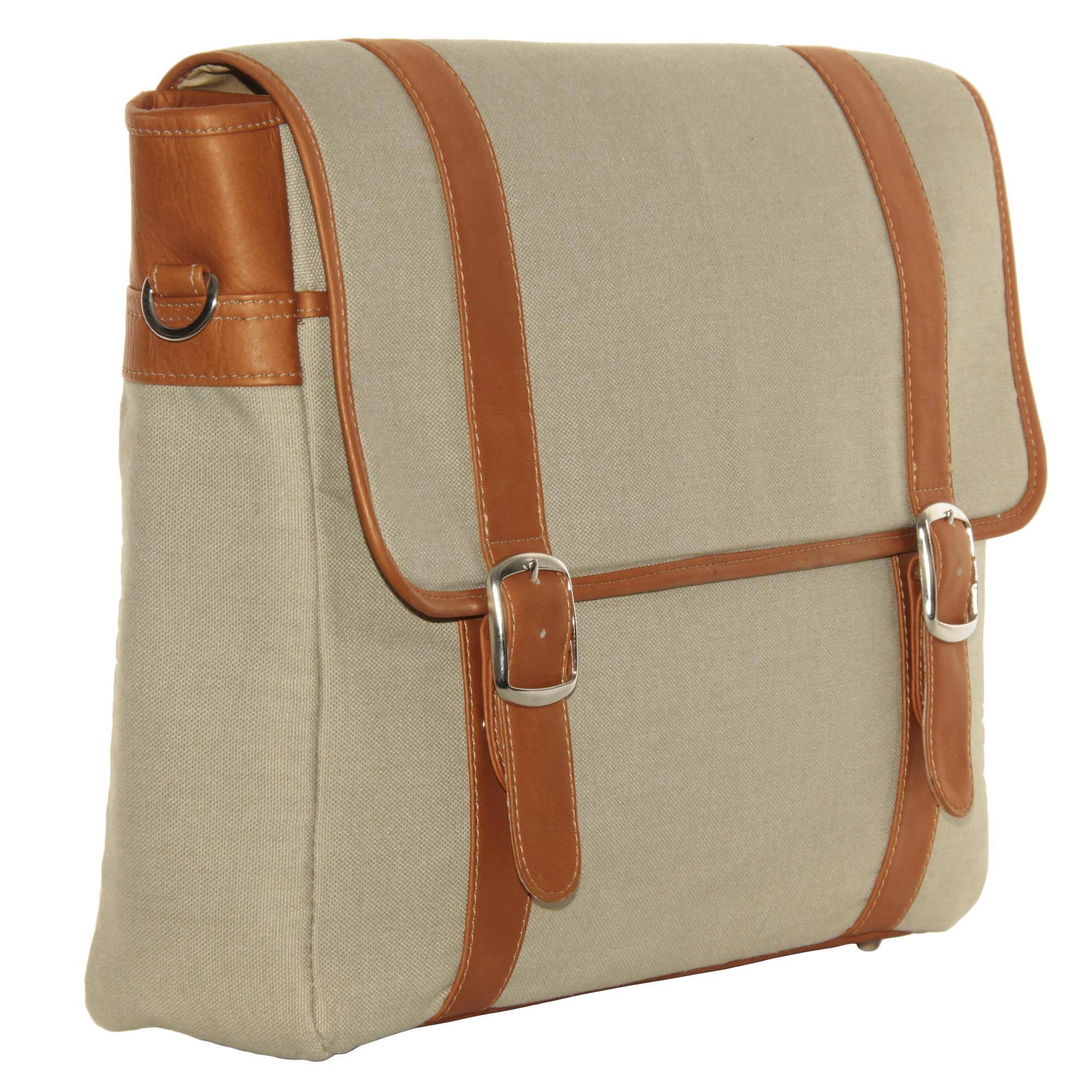 Saddle Leather Laptop/Tablet Portfolio V69429