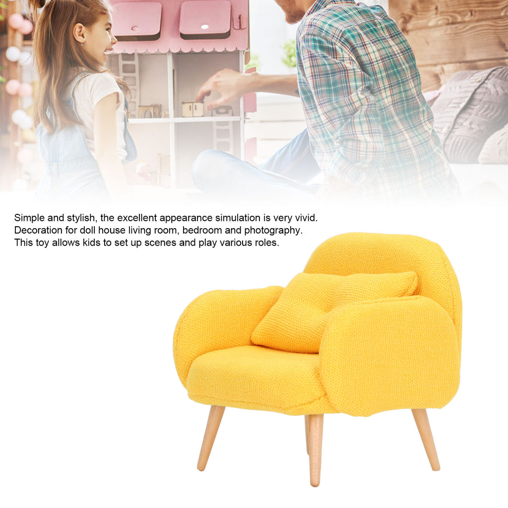 1:12 Scale Dollhouse Sofa Miniature Furniture Toy M27054