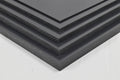 Dark Gray PVC Chemical Resistant Plastic Sheet 1 inch x 12 inch x 24 inch Z6481