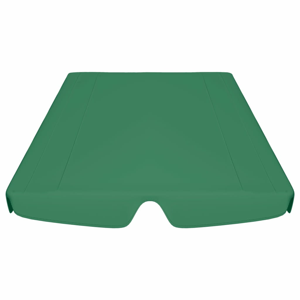 Green Replacement Canopy for Garden Swing 89"x73.2" 270 g/m² T375
