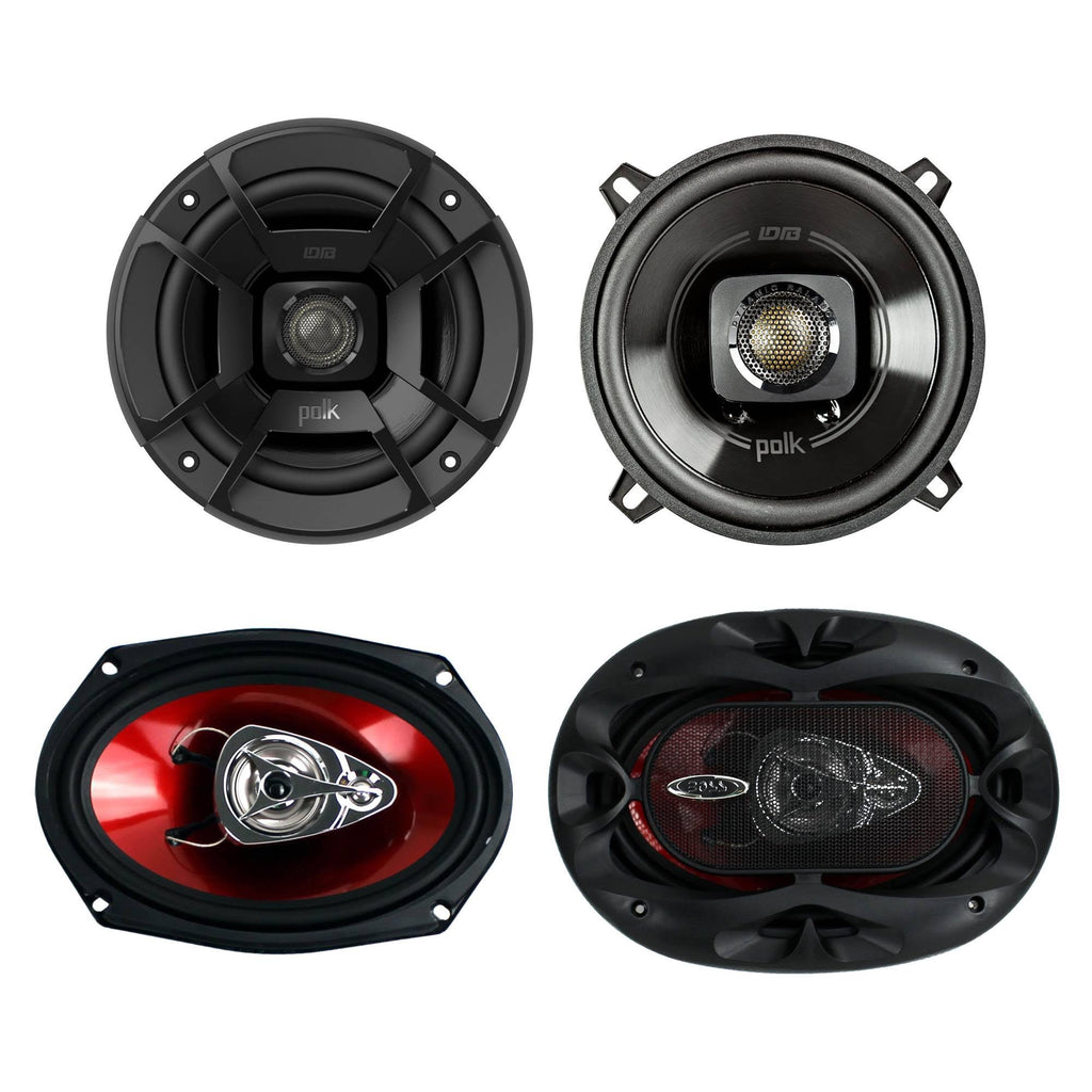Car Marine ATV Speakers Pair + 6x9 Speakers Pair U393087