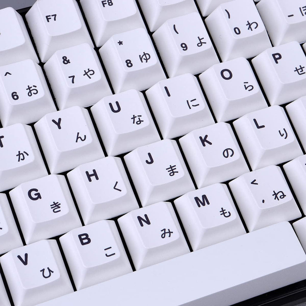 White 134 Keys Cherry Profile Dye-Sub PBT Keycap P348