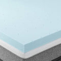 3 inch Gel Infused Ventilated Memory Foam Mattress Topper - Blue (Full) A955981