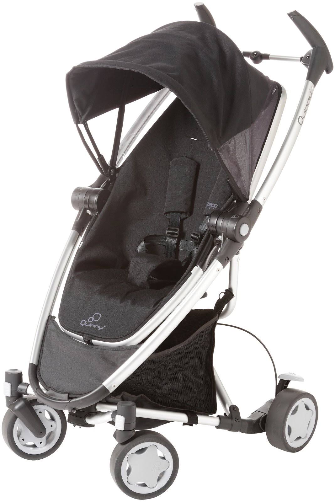 Rocking Black Stroller with Folding Seat O85563