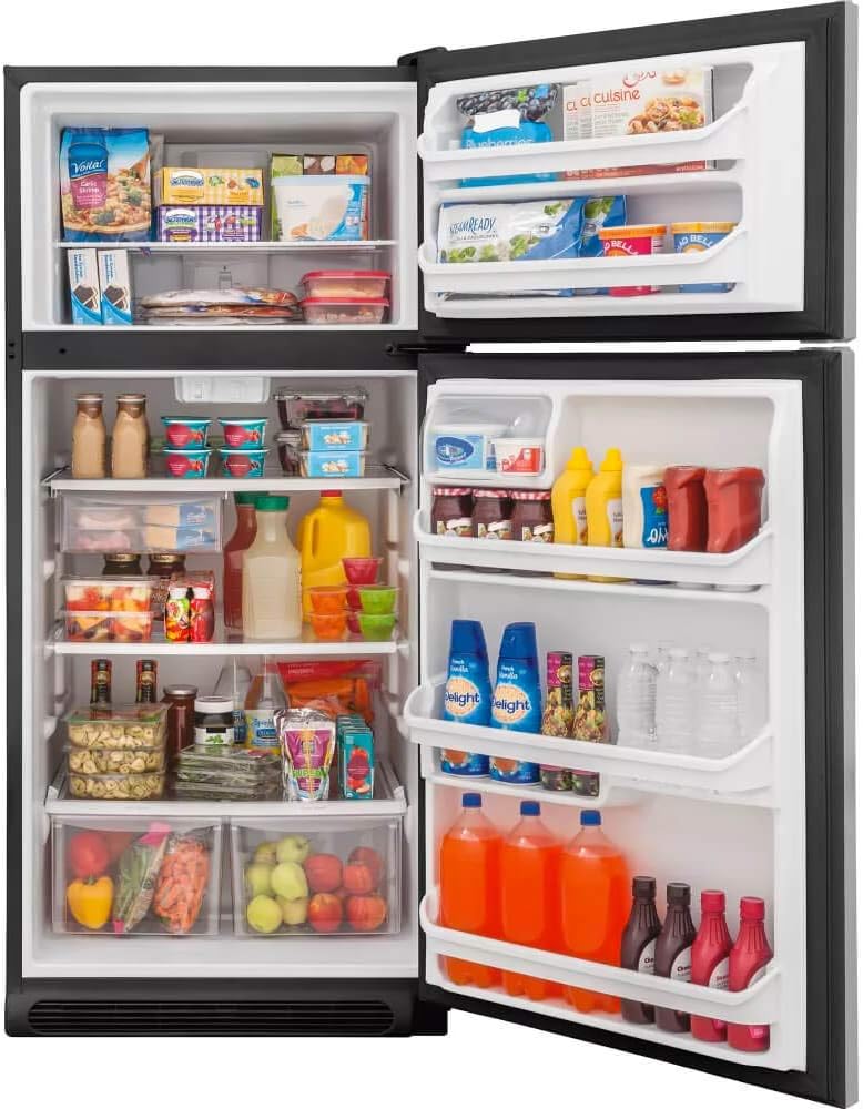 30 Inch Freestanding Top Freezer Refrigerator, 18 cu. ft., Stainless Steel B689725