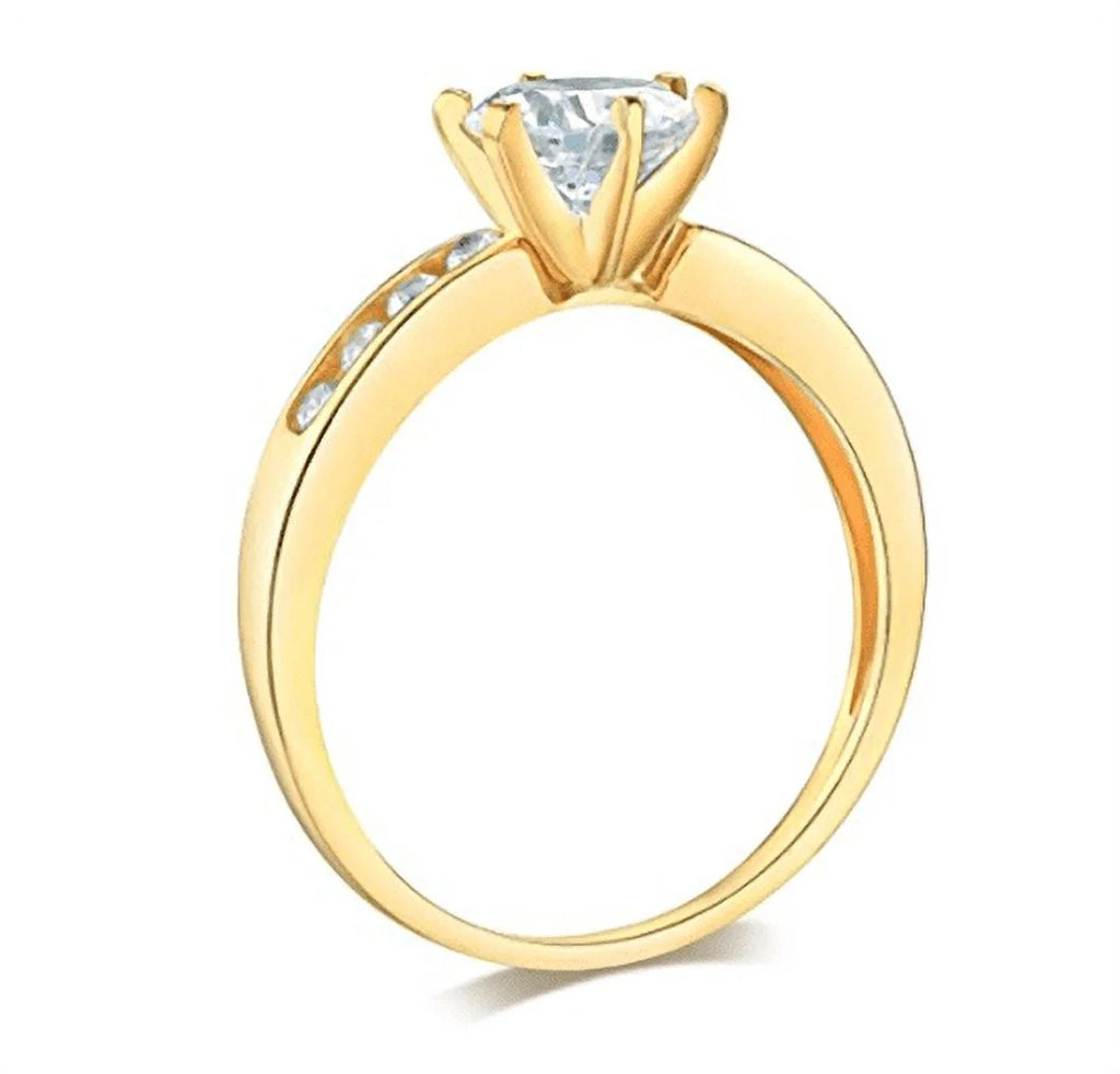 14K Yellow Gold Engagement Ring Set C426408