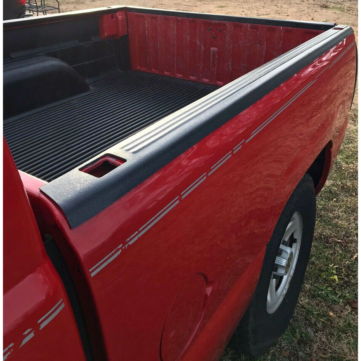Truck Bed Rail Caps with Holes X527