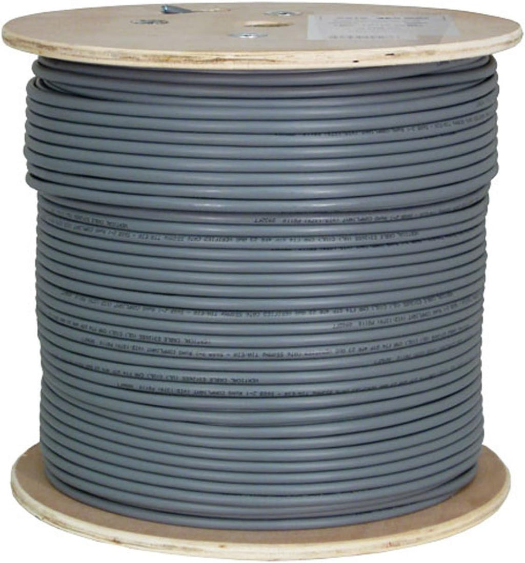 Blue Cat6A 1000ft Bulk Ethernet Cable M34392