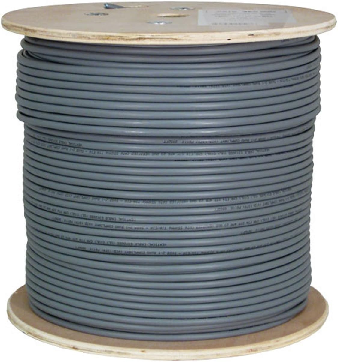 Blue Cat6A 1000ft Bulk Ethernet Cable M34392